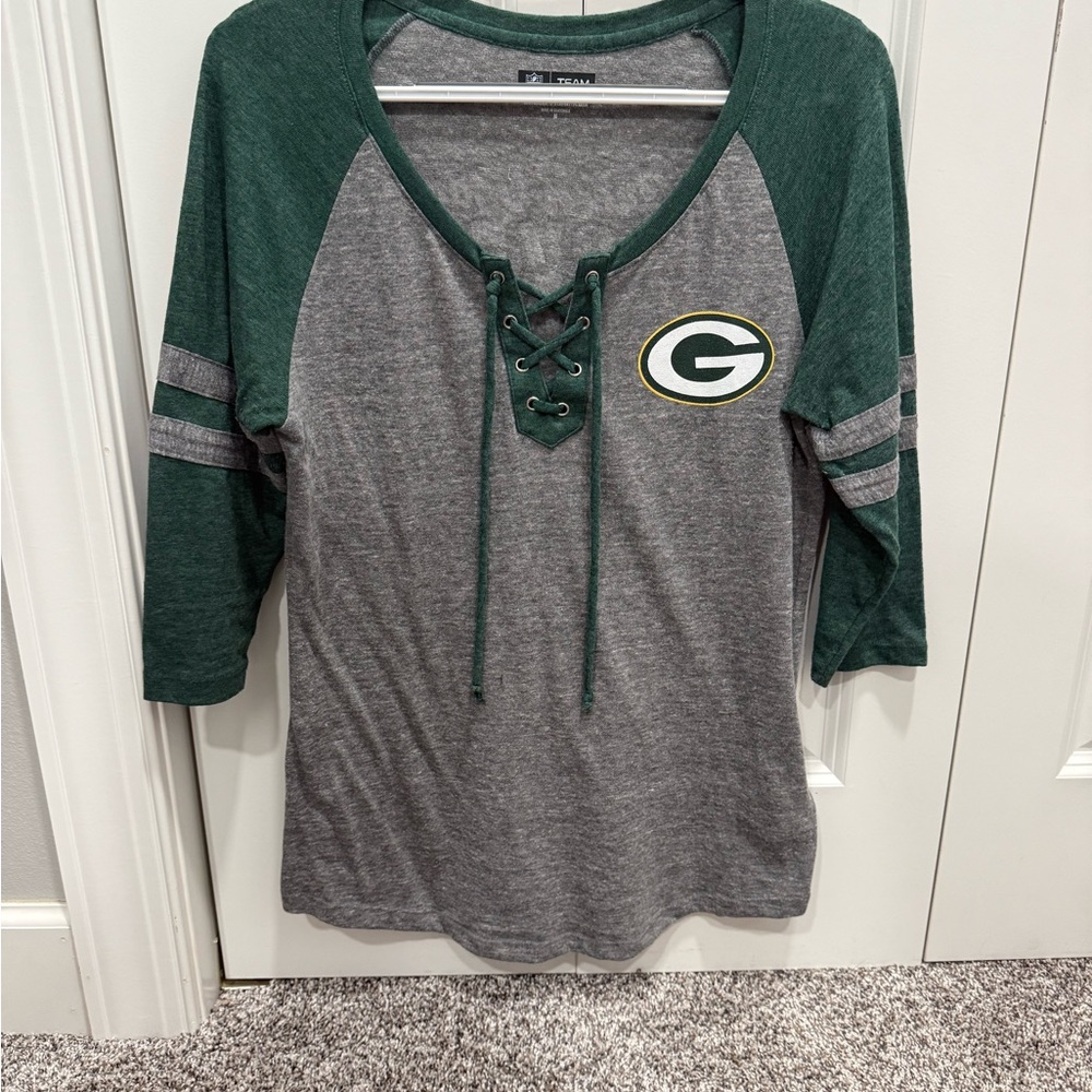 NFL Women's Green Bay Packers 3/4 Sleeve Top
